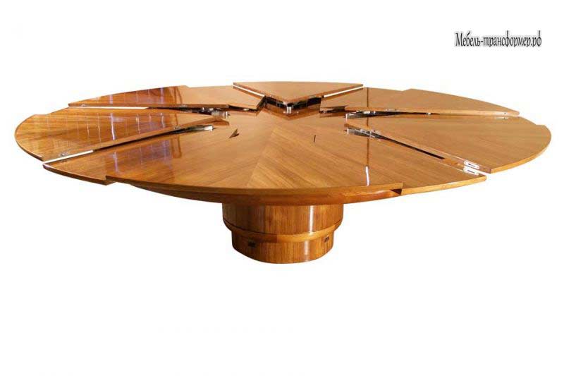 Сборка круглого деревянного стола